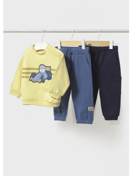 Chándal de bebe niño MAYORAL dos pantalones coche 16-02831-024 [0]