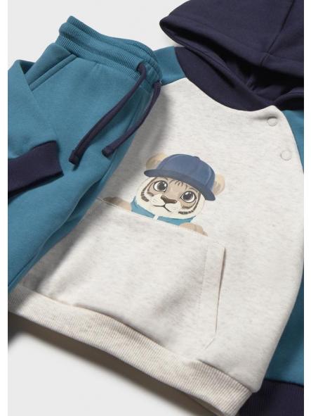Chándal de bebe niño MAYORAL dos pantalones tigre 16-02834-038 [3]