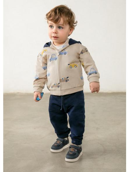 Chándal de bebe niño MAYORAL dos pantalones coches 16-02836-012