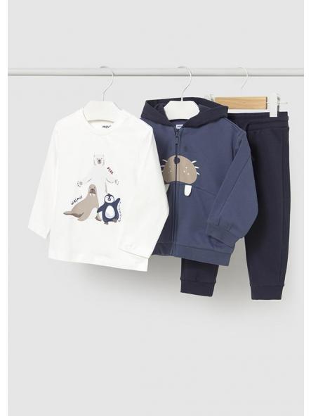 Chandal de tres piezas bebe niño MAYORAL animales marinos 2840