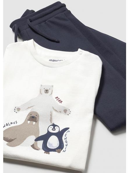 Chandal de tres piezas bebe niño MAYORAL animales marinos 2840 [3]