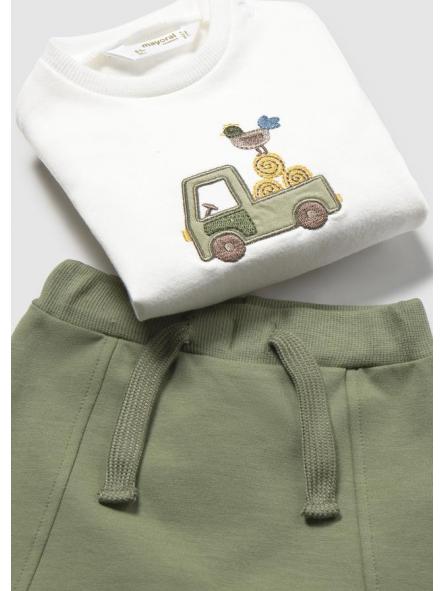 Chándal con chaleco bebe niño MAYORAL newborn "tractores" 16-02683-068 [3]