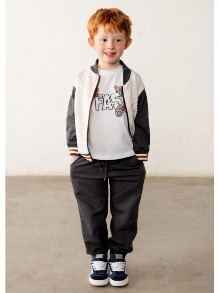 Chandal de tres piezas de niño MAYORAL con camiseta 16-04807-020