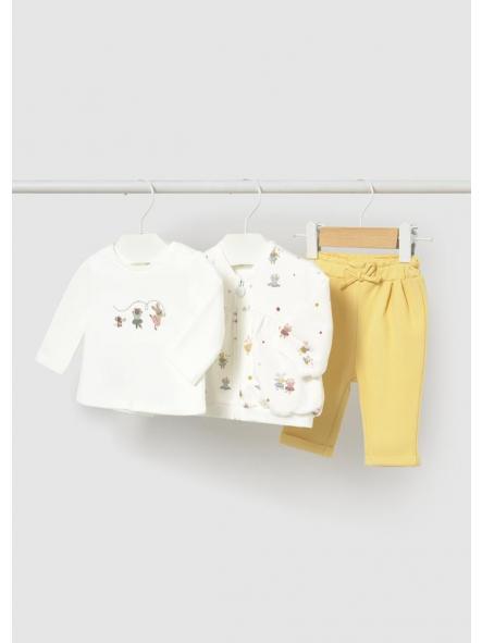 Chandal bebe niña MAYORAL newborn de tres piezas 16-02606-044 [0]