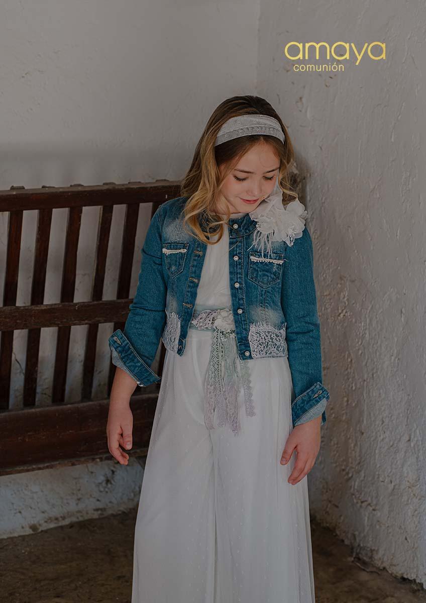 Chaqueta vaquera de Comunión y Ceremonia AMAYA modelo 190499H
