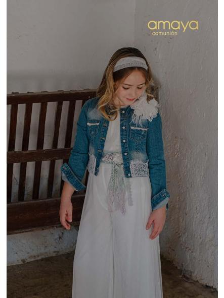 Chaqueta vaquera de Comunión y Ceremonia AMAYA modelo 190499H