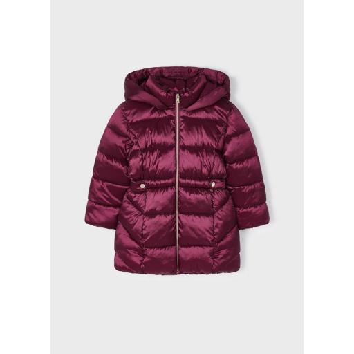 Chaquetón de niña MAYORAL color mora [1]