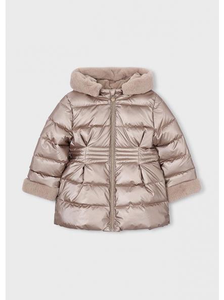 Chaquetón para niña MAYORAL metalizado topo 16-04422-040 [2]