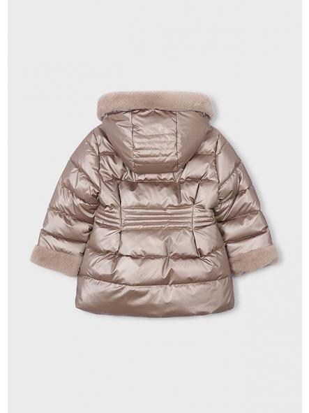 Chaquetón para niña MAYORAL metalizado topo 16-04422-040 [3]