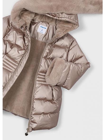 Chaquetón para niña MAYORAL metalizado topo 16-04422-040 [4]