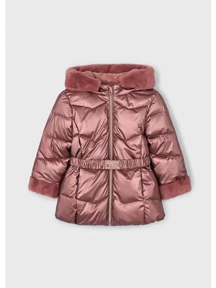 Chaquetón niña MAYORAL metalizado maquillaje 4448