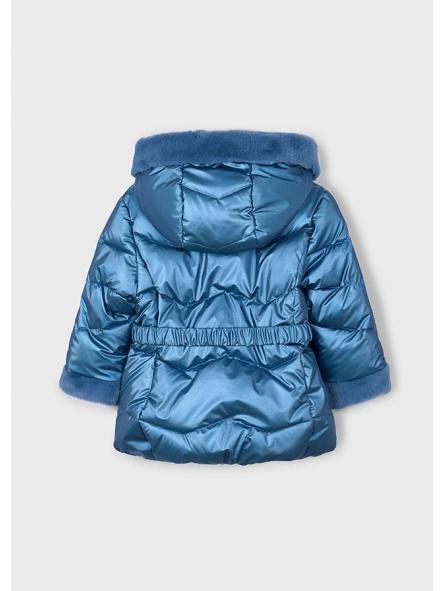 Chaquetón niña MAYORAL metalizado azul oceano 4448 [1]