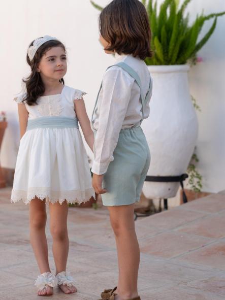 Conjunto niño ceremonia y arras EVA MARTINEZ ARTESANIA modelo 40841-40881 [1]