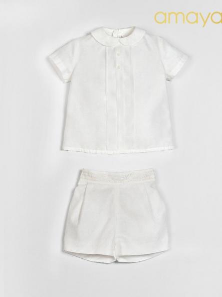 Conjunto bautizo bebe niño AMAYA huve [3]
