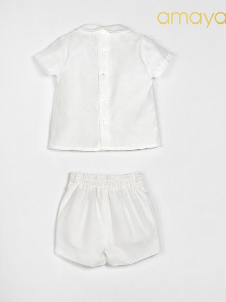 Conjunto bautizo bebe niño AMAYA huve [4]