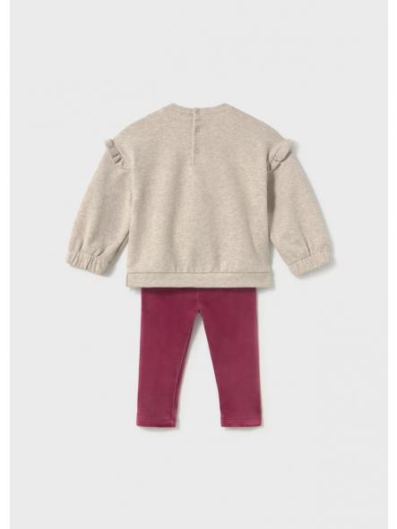 Conjunto de leggings terciopelo bebe niña MAYORAL frambusa 16-02782-059 [3]