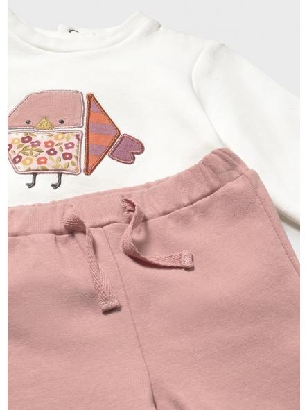 Conjunto tres piezas bebe niña MAYORAL newborn chaleco acolchado 2632 [5]
