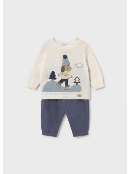 Conjunto de vestir bebe niño MAYORAL newborn largo marino 16-02533-014