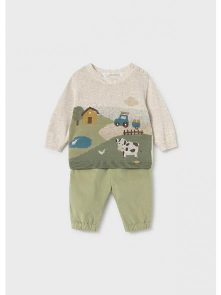 Conjunto de vestir bebe niño MAYORAL newborn largo vede 16-02533-015 [0]