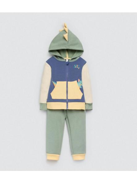 Chandal de bebe niño sudadera cremallera "dragón"