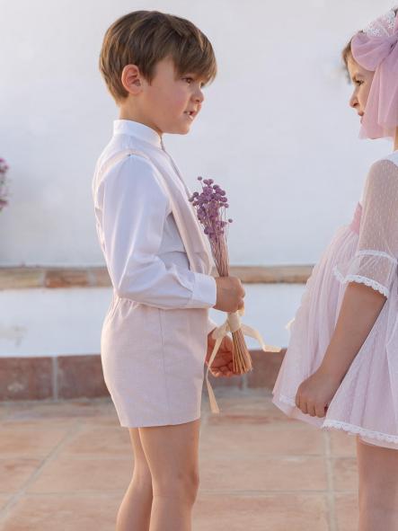 Conjunto niño ceremonia y arras EVA MARTINEZ ARTESANIA modelo 401241-401281 [2]