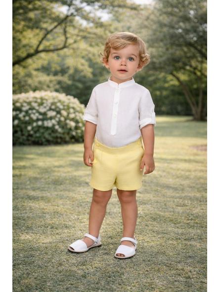 Conjunto de ceremonia niño NEKENIA  2521500-2521110 amarillo