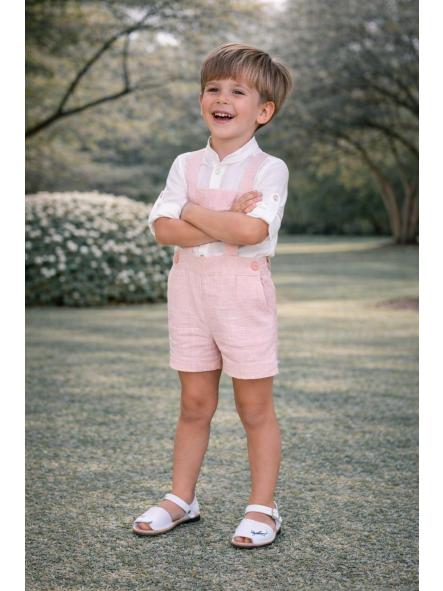 Conjunto de ceremonia bebe niño NEKENIA de peto 2521501-2521109 salmon [4]