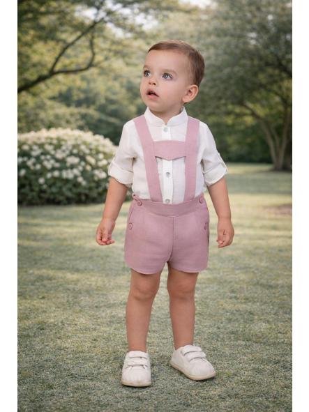 Conjunto de ceremonia bebe niño NEKENIA de peto 2521501-2521109 maquillaje