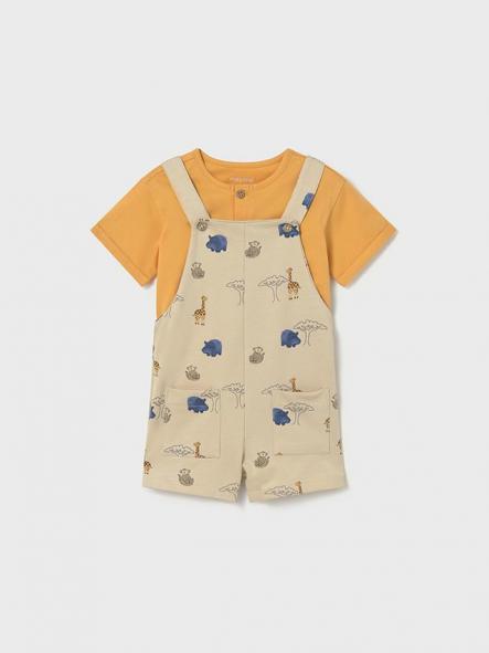 Conjunto de peto corto bebe niño MAYORAL safari 26-01664-027
