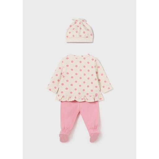 Conjunto de primera puesta niña MAYORAL newborn con gorrito 24-01531-026 [2]