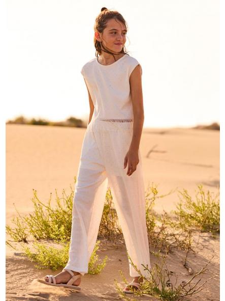 Conjunto pantalón largo niña MAYORAL strass 26-06558-091