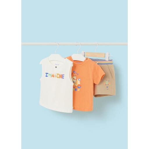 Conjunto con dos camisetas bebe niño MAYORAL vespa 1658