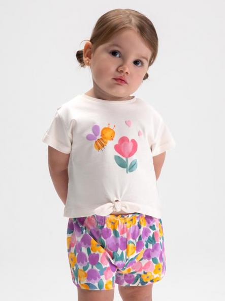 Conjunto playero bebe niña MAYORAL dos camisetas 26-01206-046