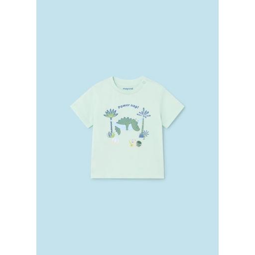 Conjunto con dos camisetas bebe niño MAYORAL palmeras 1655 [1]