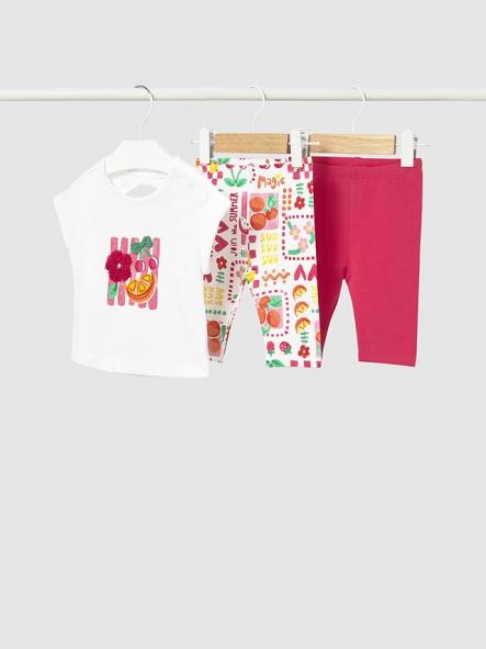 Conjunto de dos leggings bebe niña MAYORAL hibisco 26-01752-010