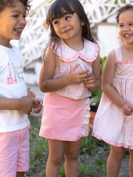 Conjunto falda pantalón de niña CALAMARO modelo 11310 Kanpur