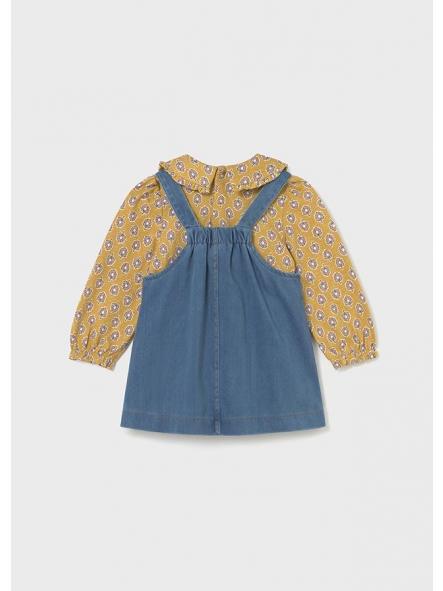 Conjunto de bebe niña MAYORAL de peto falda vaquero 2926 [1]