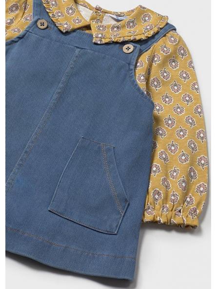 Conjunto de bebe niña MAYORAL de peto falda vaquero 2926 [2]