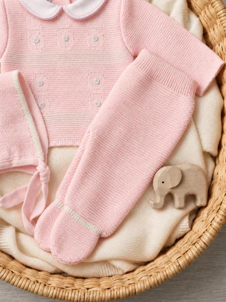Conjunto de primera puesta bebé Glory Bebé 29103 rosa [7]