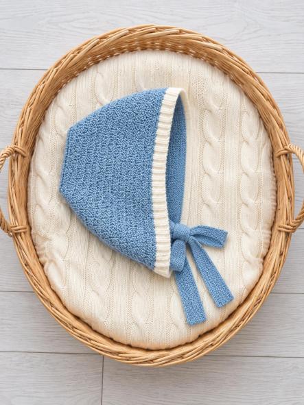 Conjunto de primera puesta bebé Glory 29107 azul azafata con peto ranita [5]