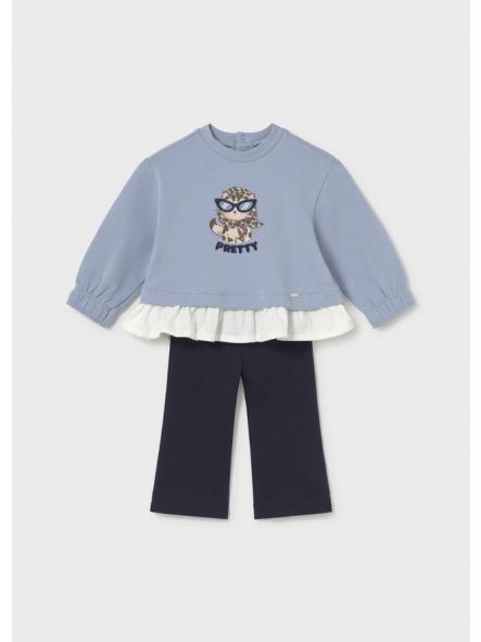 Conjunto de leggings bebe niña MAYORAL flare 16-02705-045