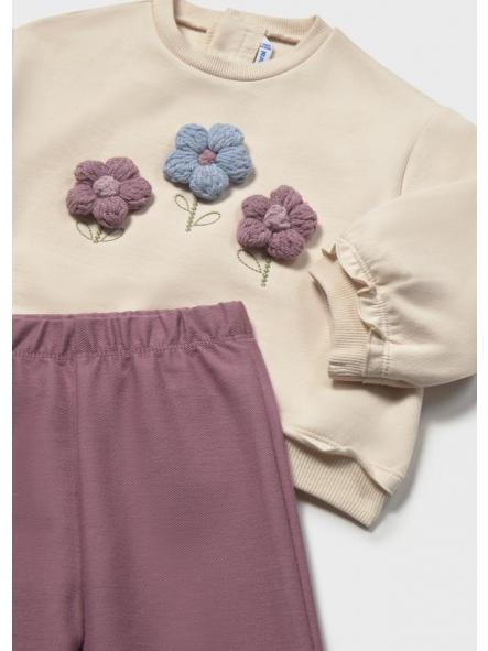 Conjunto de leggings bebe niña MAYORAL violeta 16-02706-047 [3]