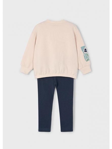 Conjunto de leggings de niña MAYORAL sudadera 4726 [1]