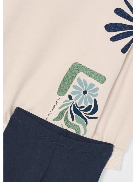 Conjunto de leggings de niña MAYORAL sudadera 4726 [2]