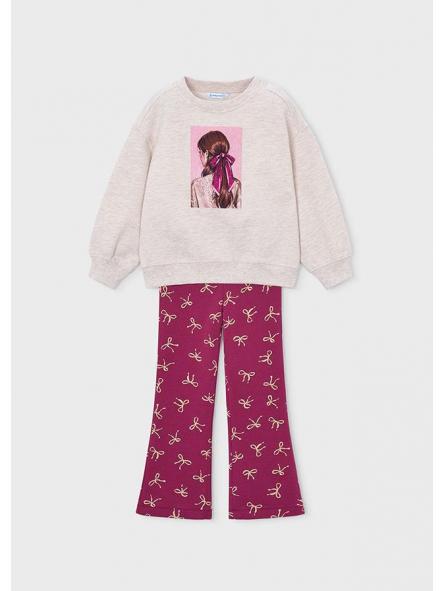 Conjunto de leggings niña MAYORAL estampado lazo 16-04738-079 [2]