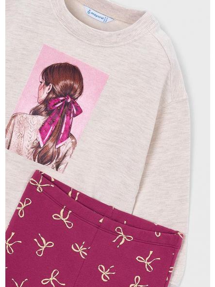 Conjunto de leggings niña MAYORAL estampado lazo 16-04738-079 [4]