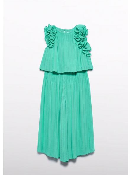 Conjunto de adolescente pantalón largo plisado ABEL Y LULA gasa 26-05285-036 [1]