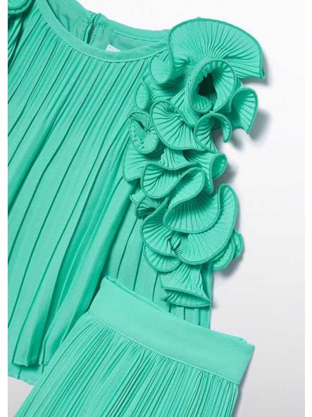 Conjunto de adolescente pantalón largo plisado ABEL Y LULA gasa 26-05285-036 [3]