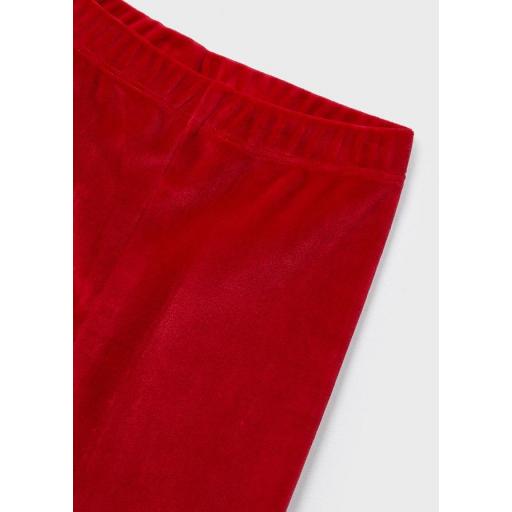 Conjunto de niña MAYORAL de leggings terciopelo rojoj [5]