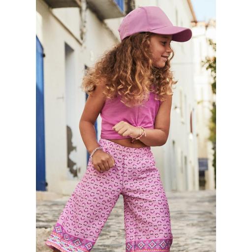 Conjunto de niña MAYORAL pantalon estampado geometrico 3562